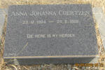 COERTZEN Anna Johanna 1904-1968