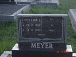 MEYER Christina E. 1906-1992