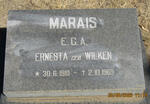 MARAIS Ernesta G.A. nee WILKEN 1910-1969