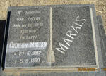 MARAIS Gideon Malan 1912-1980