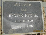 NORTJE Hester 1909-1985