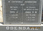ODENDAAL Dirk J. 1894-1981 & Anna D.M. VILJOEN 1900-1973