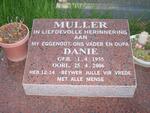MULLER Danie 1935-2006