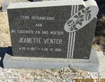 VENTER Jeanette 1917-1968
