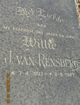 RENSBURG Willie, J. van 1907-1987