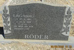 RODER E.H.G. 1910-1976