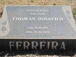 FERREIRA Thomas Ignatius 1913-2003