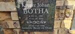 BOTHA Kruger Johan 1941-2020