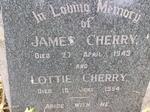 CHERRY James -1943 & Lottie -1954