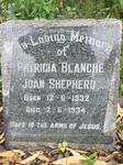 SHEPHERD Patricia Blanche Joan 1932-1934