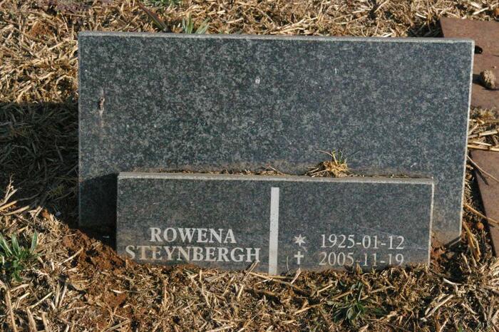 STEYNBERGH Rowena 1925-2005