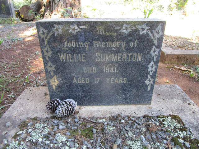 SUMMERTON Willie -1941
