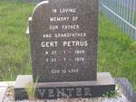 VENTER Gert Petrus 1908-1979