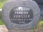 VORSTER Lodewicus Francois 1914-1976