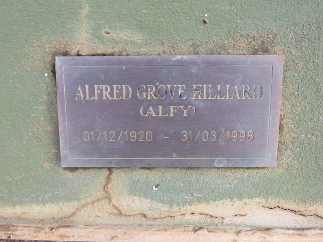 HILLIARD Alfred Grove 1920-1998
