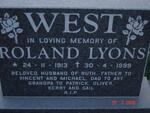 WEST Roland Lyons 1913-1999