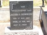 DOMMISSE Jacobus 1867-1887