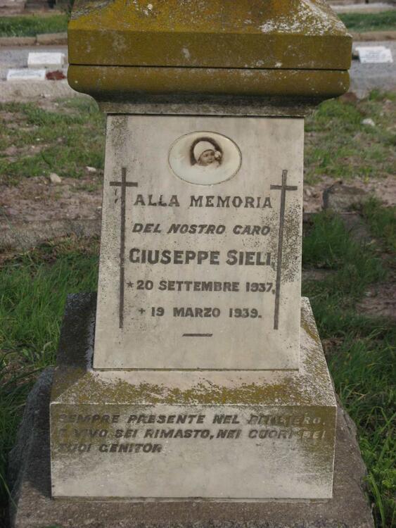 SIELI Giuseppe 1937-1939