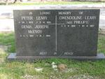 LEAHY Peter 1872-1935 & Gwendoline PHILLIPS 1890-1967 :: McEVOY Denis Joseph 1914-1984