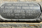 KOTZE Louis Daniel 1895-1971 & Susanna Elizabeth KOSSATZ 1900-1980