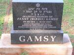 GAMSY Fanny 1914-2007