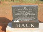 HACK Hyman Monty 1930-2007