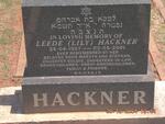HACKNER Leede 1907-2001