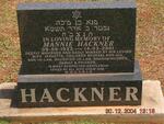 HACKNER Mannie 1923-2001