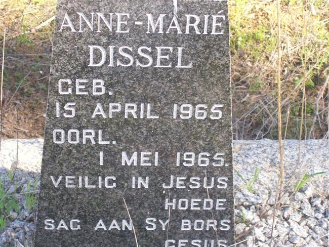 DISSEL Anne-Marie 1965-1965