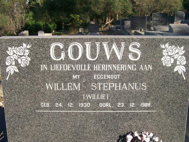 GOUWS Willem Stephanus 1930-1988