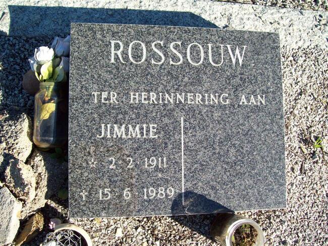 ROSSOUW Jimmie 1911-1989