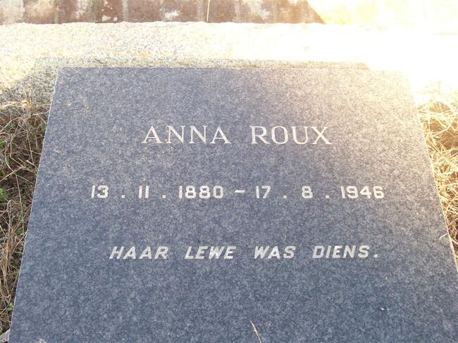 ROUX Anna 1880-1946