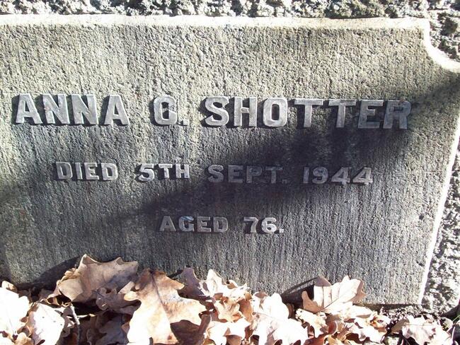 SHOTTER Anna C. -1944