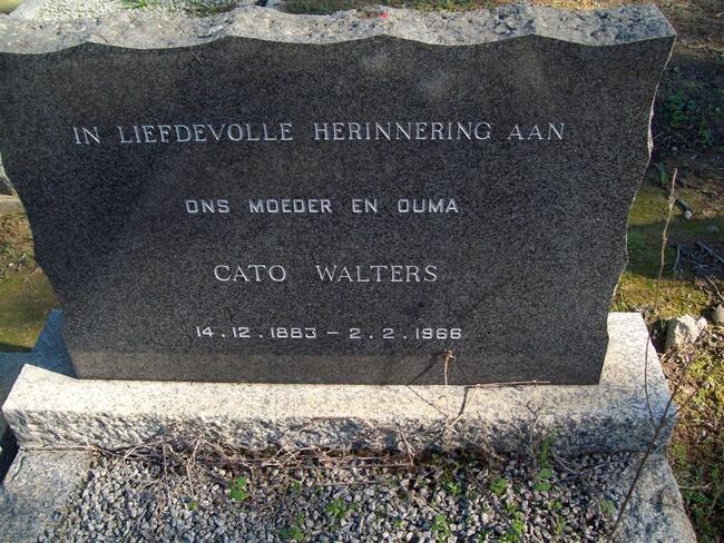 WALTERS Cato 1883-1966