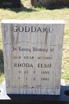 GODDARD Rhoda Elsie 1895-1982