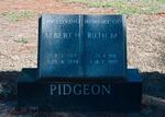 PIDGEON Albert H. 1917-1986 & Ruth M. 1916-1997