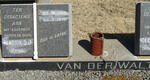 WALT Hendrik S.J., van der 1906-1978 & Cecilia J.C. DE HAAS 1907-