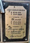 SHAND John Brolin 1931-2002 & Joy 1934-2017 :: SHAND John Peter 1969-2002