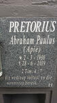 PRETORIUS Abraham Paulus 1930-2019
