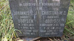 BOOYSEN Johannes Z.J. 1897-1974 &Christina M.S. ROSSOUW 1899-1983