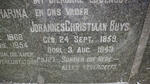BUYS Johannes Christiaan 1859-1943 & Magdalena Catharina 1866-1954