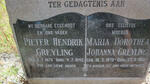 GREYLING Pieter Hendrik 1873-1943 & Maria Dorothea Johanna 1879-1966