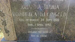 KLEINGELD Jan 1888-1947 & Johanna Maria Dorothea MYBURGH 1883-1945