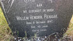 PIENAAR Willem Hendrik -1947