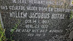 BOTHA Willem Jacobus 1887-1972