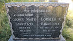 BARKHUIZEN George Smith 1876-1948 & Cornelia W. SMITH 1881-1971