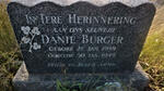 BURGER Danie 1949-1949