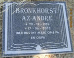 BRONKHORST Andrias Zacharias 1959-2002 