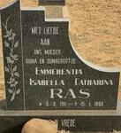 RAS Emmerentia Isabella Catharina 1911-1998