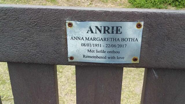 BOTHA Anna Margaretha 1951-2017